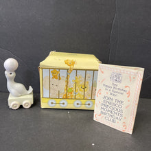 Load image into Gallery viewer, Vintage 1985 Birthday Train Series "God Bless You On Your Birthday" Two Year Old seal w/ball figurine #15962
