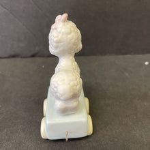 Load image into Gallery viewer, Vintage 1985 Birthday Train Series" Happy Birthday Little Lamb" One Year Old lamb figurine #15946
