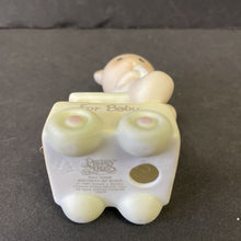 Load image into Gallery viewer, Vintage 1985 Birthday Train Series "May Your Birthday Be Warm" For Baby bear w/bottle figurine #15938
