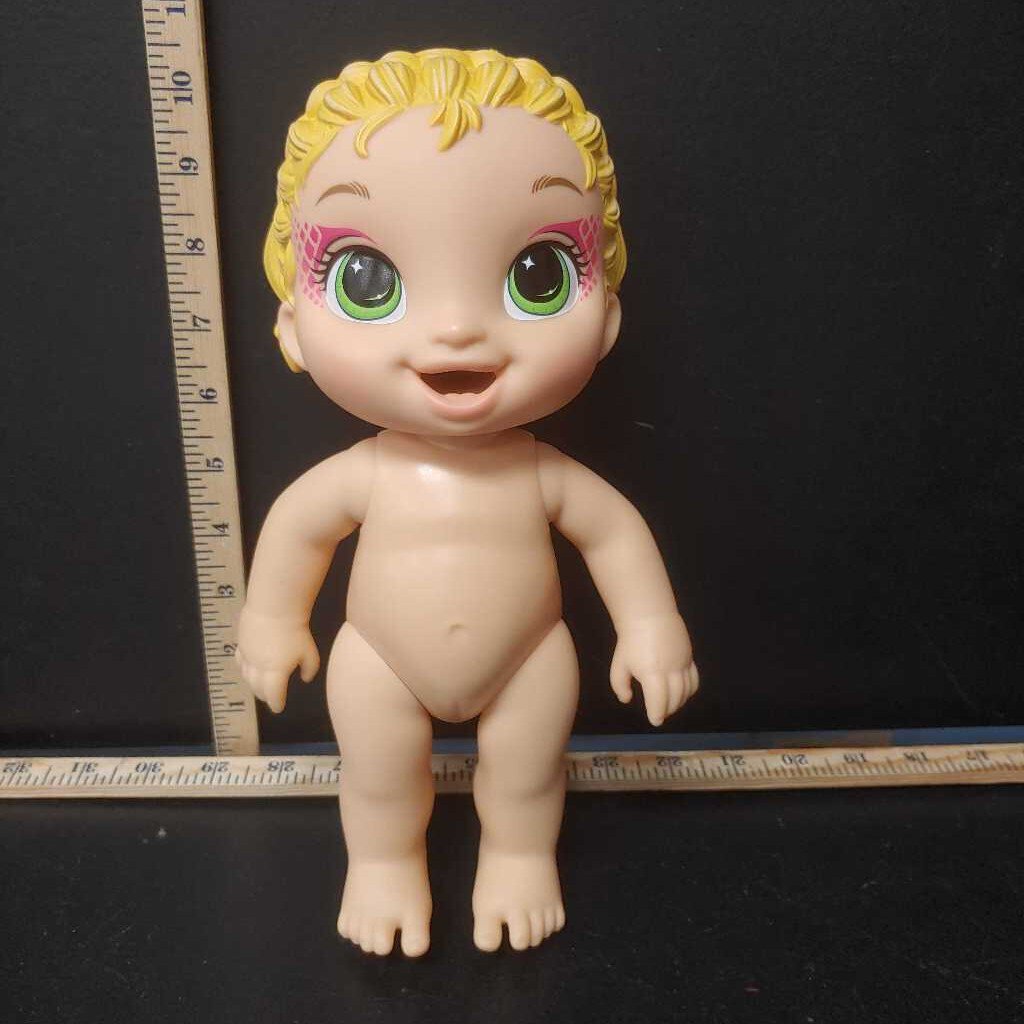 Baby doll w/pink eyeshadow