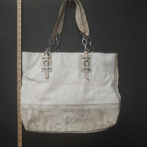 Snake skin pattern handbag