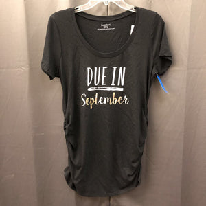 "Due in September" ruched top(new)