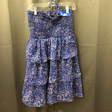 Load image into Gallery viewer, strapless patterned halter dress
