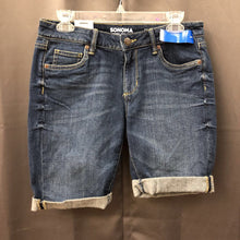 Load image into Gallery viewer, denim shorts w/cuffs (new)
