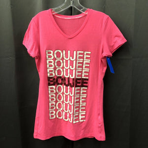 "Boujee." v-neck t-shirt