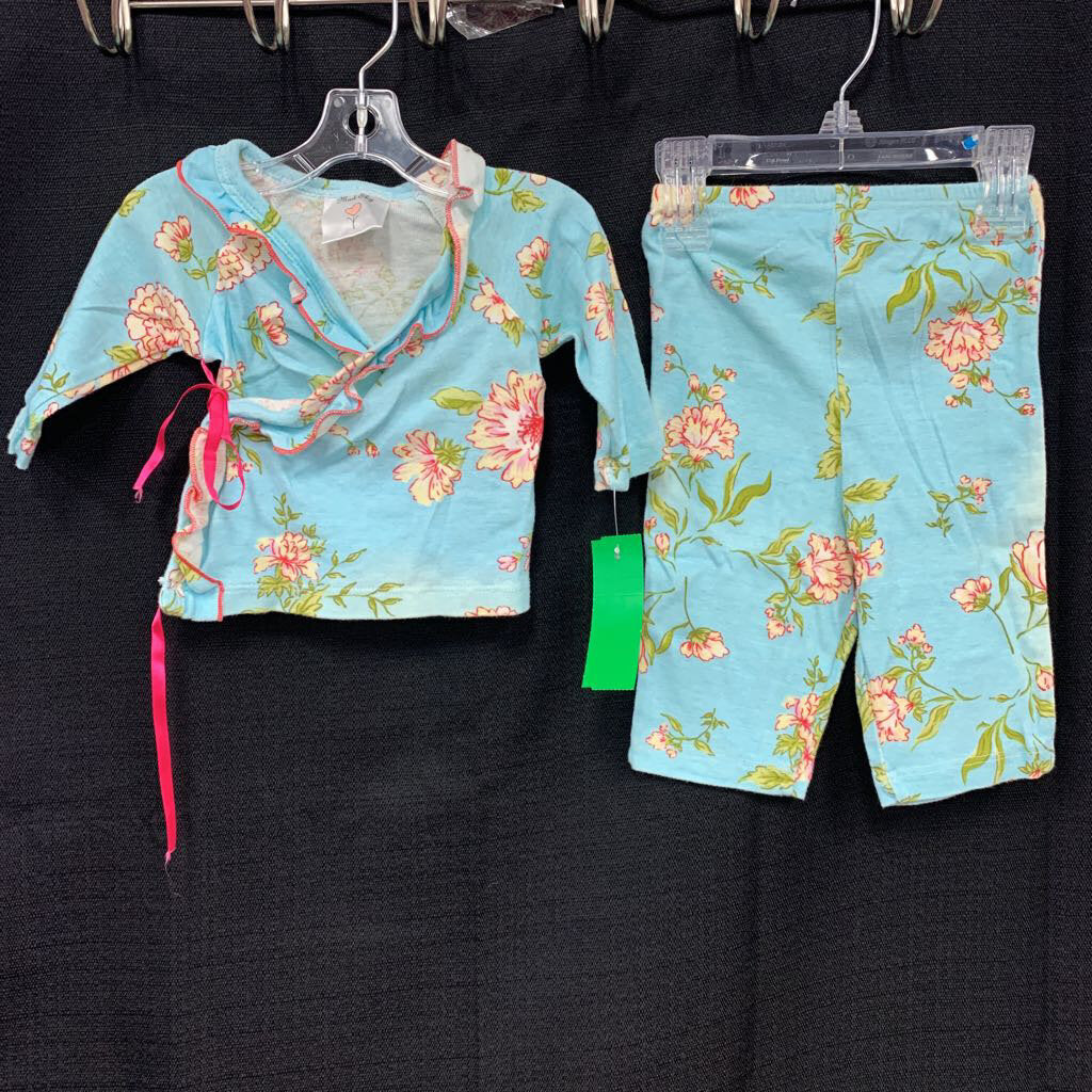 2pc floral outfit
