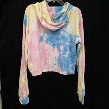Load image into Gallery viewer, "Wrightsville Beach Addict" tie dye cropped hoodie (new)
