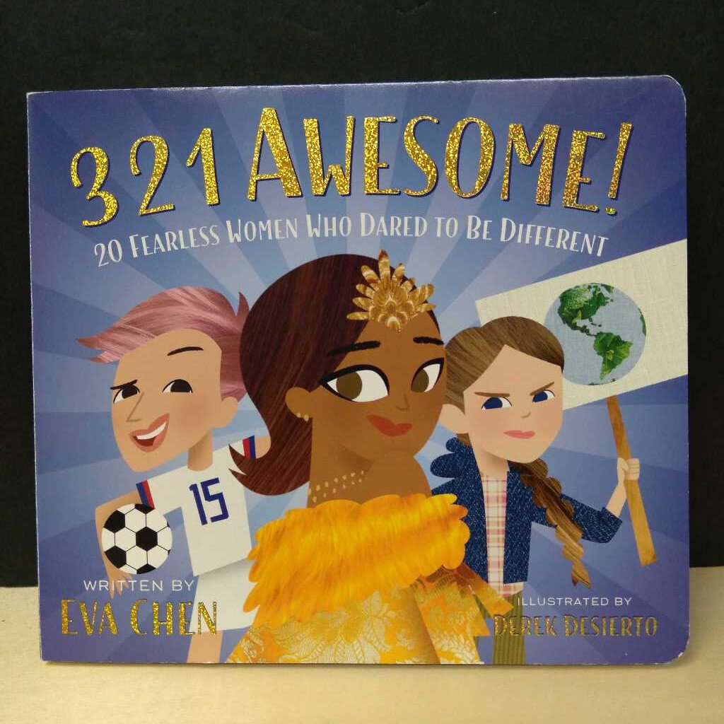 3 2 1 Awesome! (20 fearless women who dared to be different)-board
