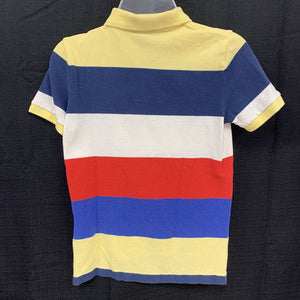 Striped polo shirt