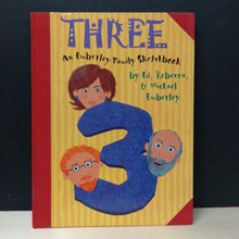 Load image into Gallery viewer, Three an emberley family sketchbook (Ed, Rebecca &amp; Michael Emberly)-hardcover
