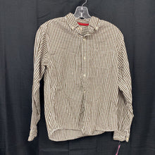 Load image into Gallery viewer, Plaid button down shirt
