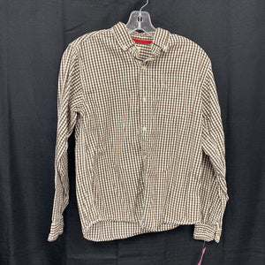 Plaid button down shirt