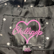 Load image into Gallery viewer, girl dotted zip hooded winter jacket
