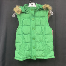 Load image into Gallery viewer, Jrs winter hooded zip vest
