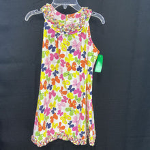 Load image into Gallery viewer, Butterfly dress w/plaid ruffles
