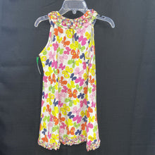 Load image into Gallery viewer, Butterfly dress w/plaid ruffles
