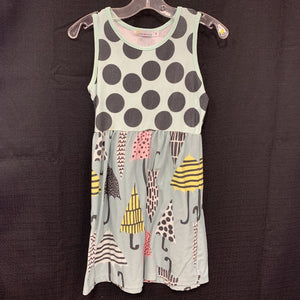 Polka dot umbrella dress
