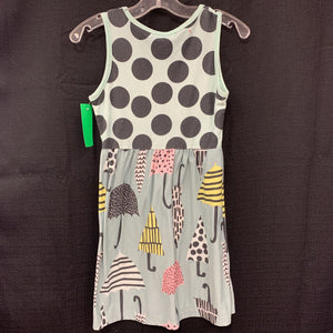 Polka dot umbrella dress