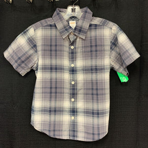 Plaid button down shirt