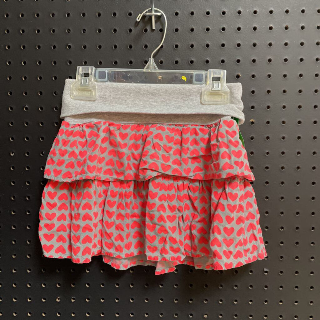 Ruffle heart skirt