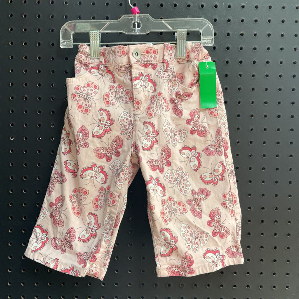 Butterfly print shorts