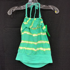 Striped halter top