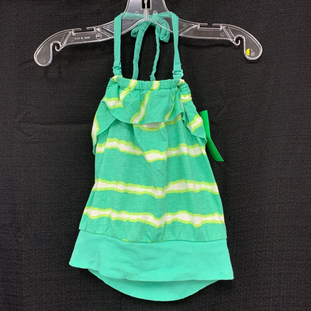 Striped halter top