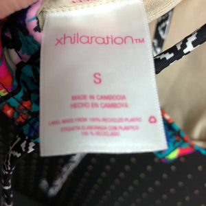 Patterned swimwear top
