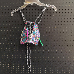 Patterned swimwear top