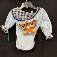 Load image into Gallery viewer, Squirrel hooded robe w/plaid accents
