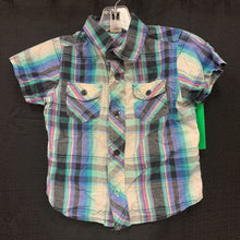 Load image into Gallery viewer, Plaid button down shirt
