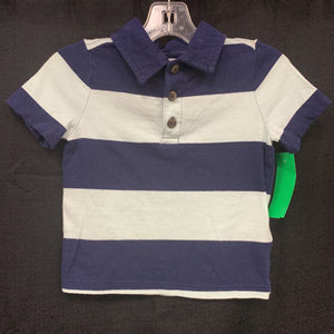 Striped polo shirt