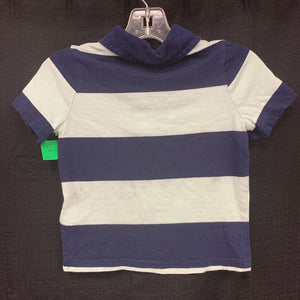 Striped polo shirt