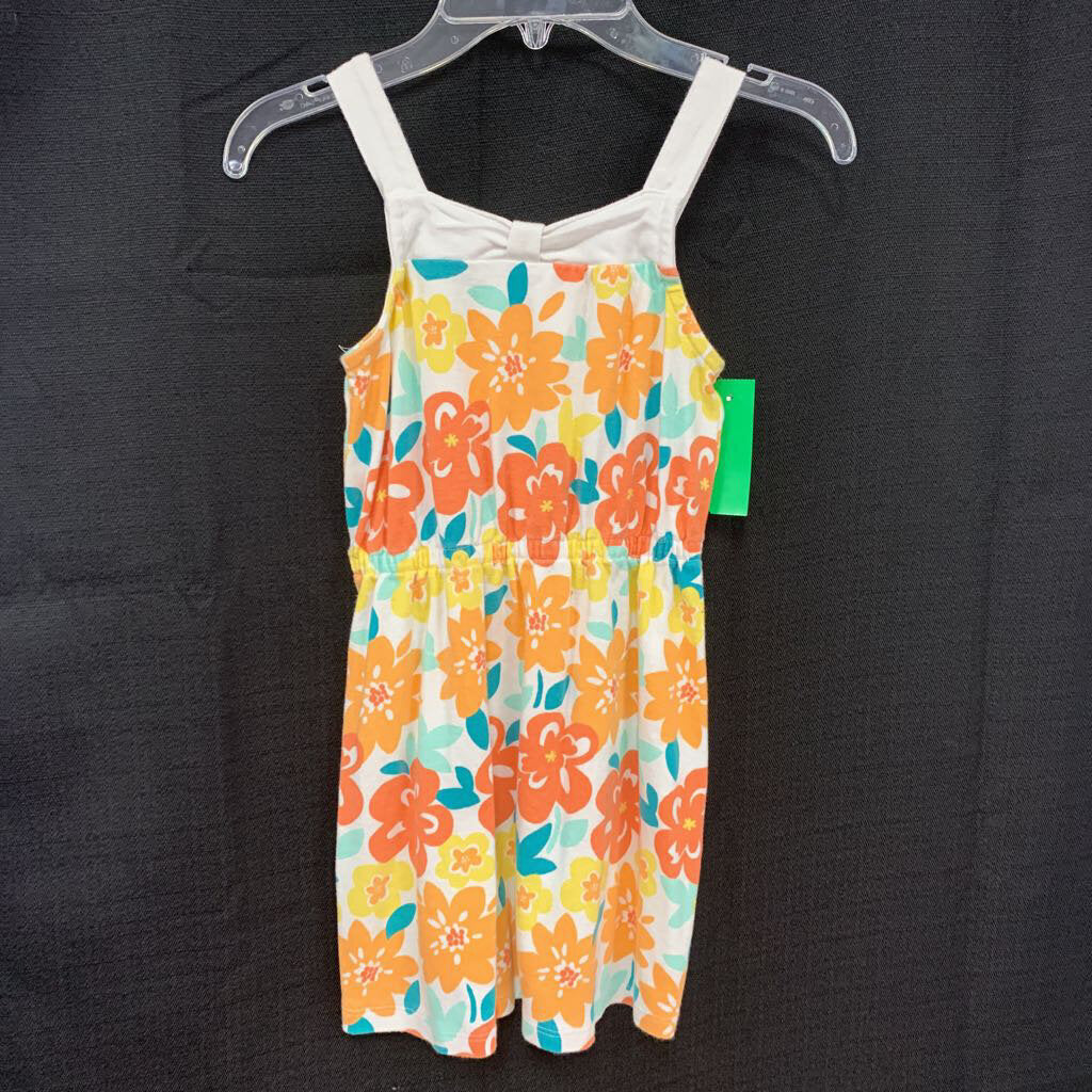 Flower sleeveless dress