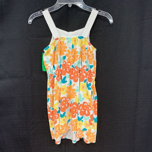 Flower sleeveless dress