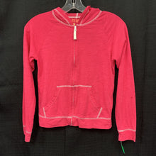 Load image into Gallery viewer, Hooded zip top

