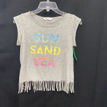 Load image into Gallery viewer, &quot;Sun sand sea&quot; Frill Top
