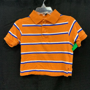 Striped polo shirt
