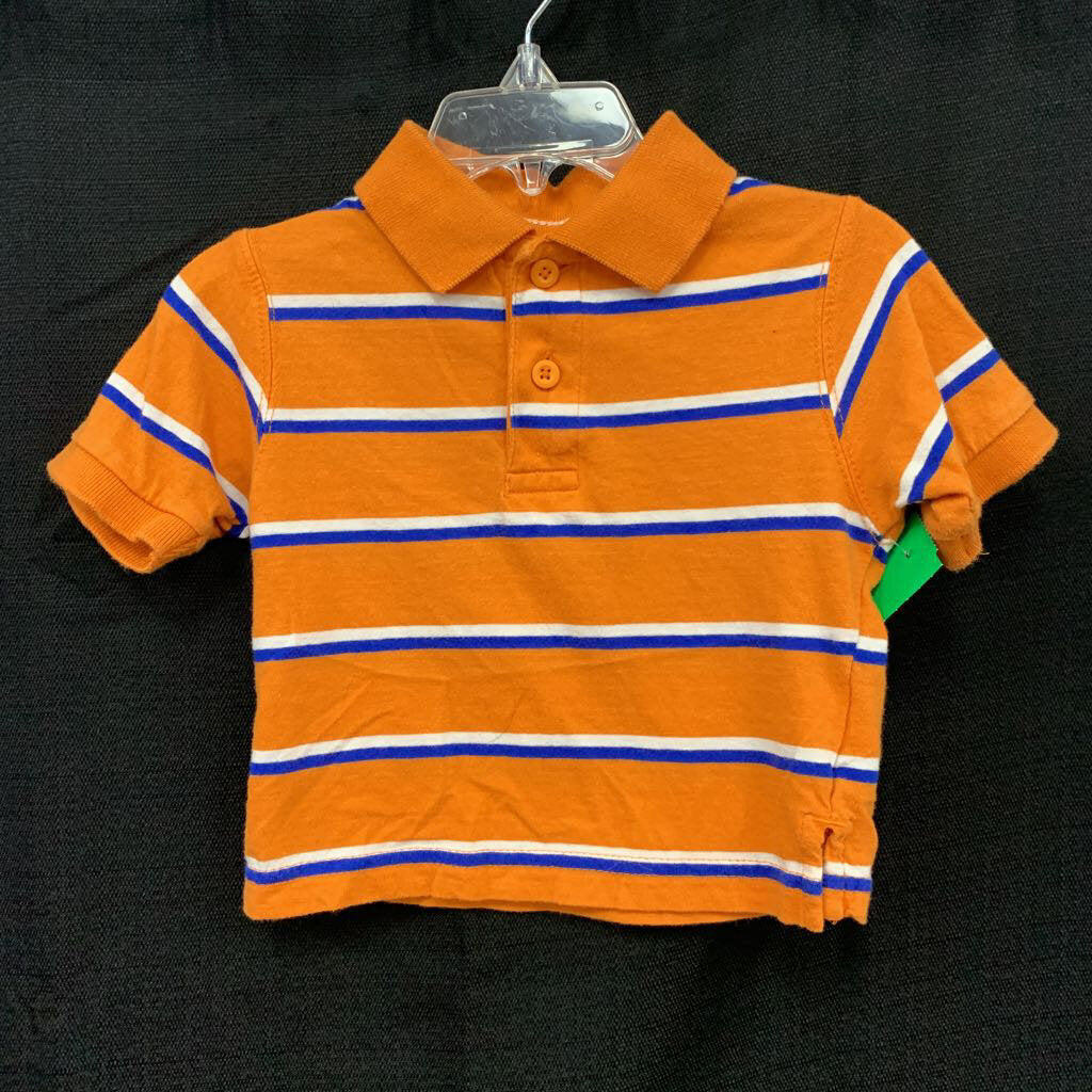 Striped polo shirt