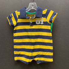 Load image into Gallery viewer, Striped "Rookie" polo outfit
