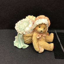 Load image into Gallery viewer, Jasmine "You have touched my heart" bear figurine
