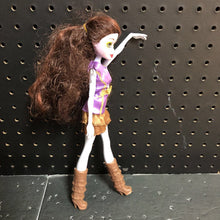 Load image into Gallery viewer, "Midnight Magic" Kayley doll in dress w/bow &amp; boots

