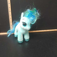 Load image into Gallery viewer, Aqua Blossom beanie boo pony
