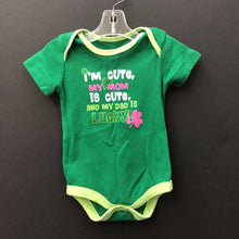 Load image into Gallery viewer, "I'm Cute..." onesie (St. Patrick's Day)
