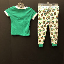 Load image into Gallery viewer, 2pc "Lil' bit o' luck" monkey sleepwear (St. Patrick's Day)
