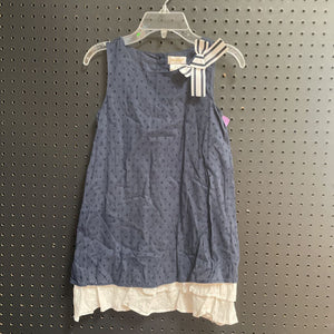 Eyelet dress w/bow