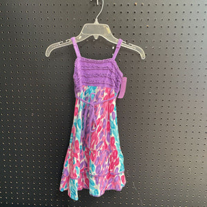 Sparkly dress w/ruffle top