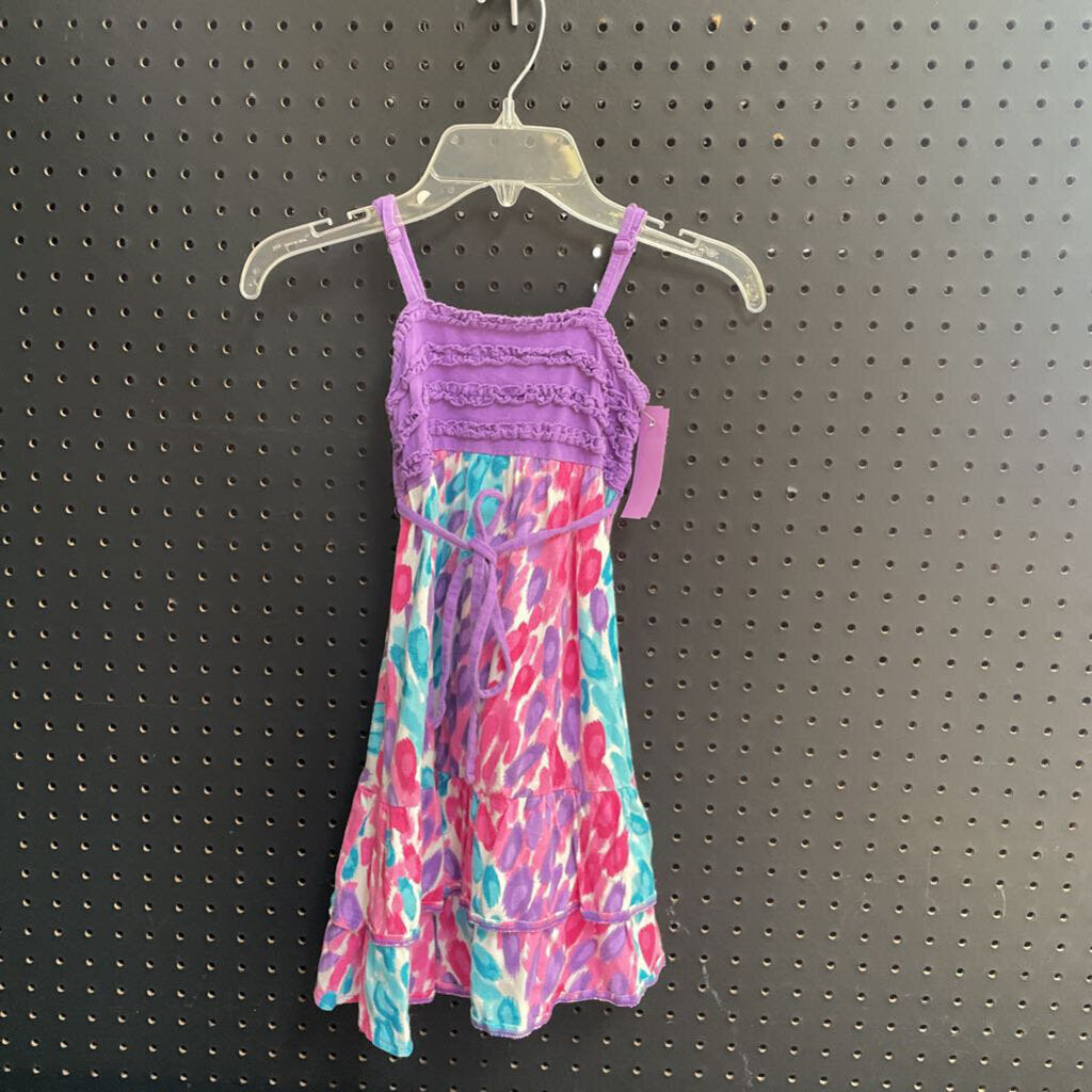 Sparkly dress w/ruffle top