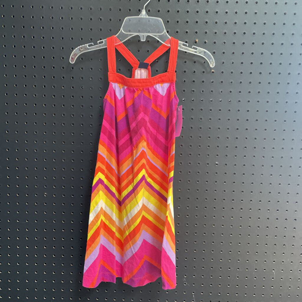 Chevron print dress