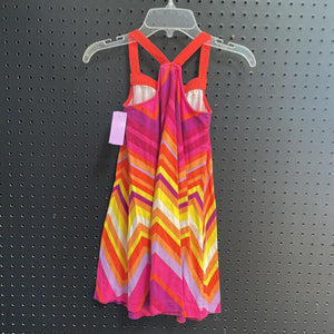 Chevron print dress